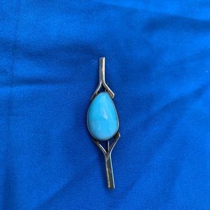 Vintage Turquoise and silver pin